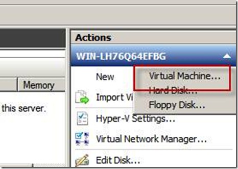 creating and installing a virtual machine.