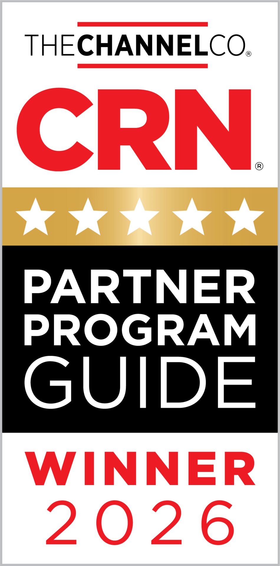 Badge Guide des programmes partenaires 2024 de CRN
