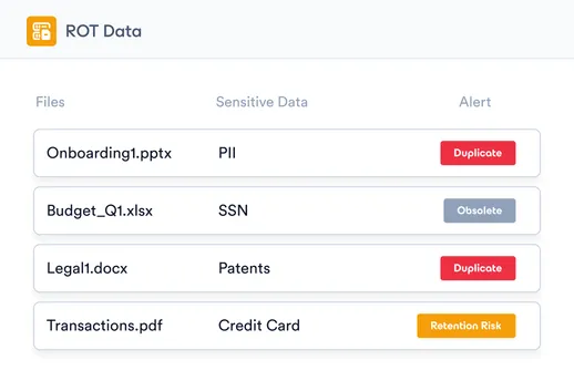 Minimize Redundant, Obsolete and Trivial Data illustration