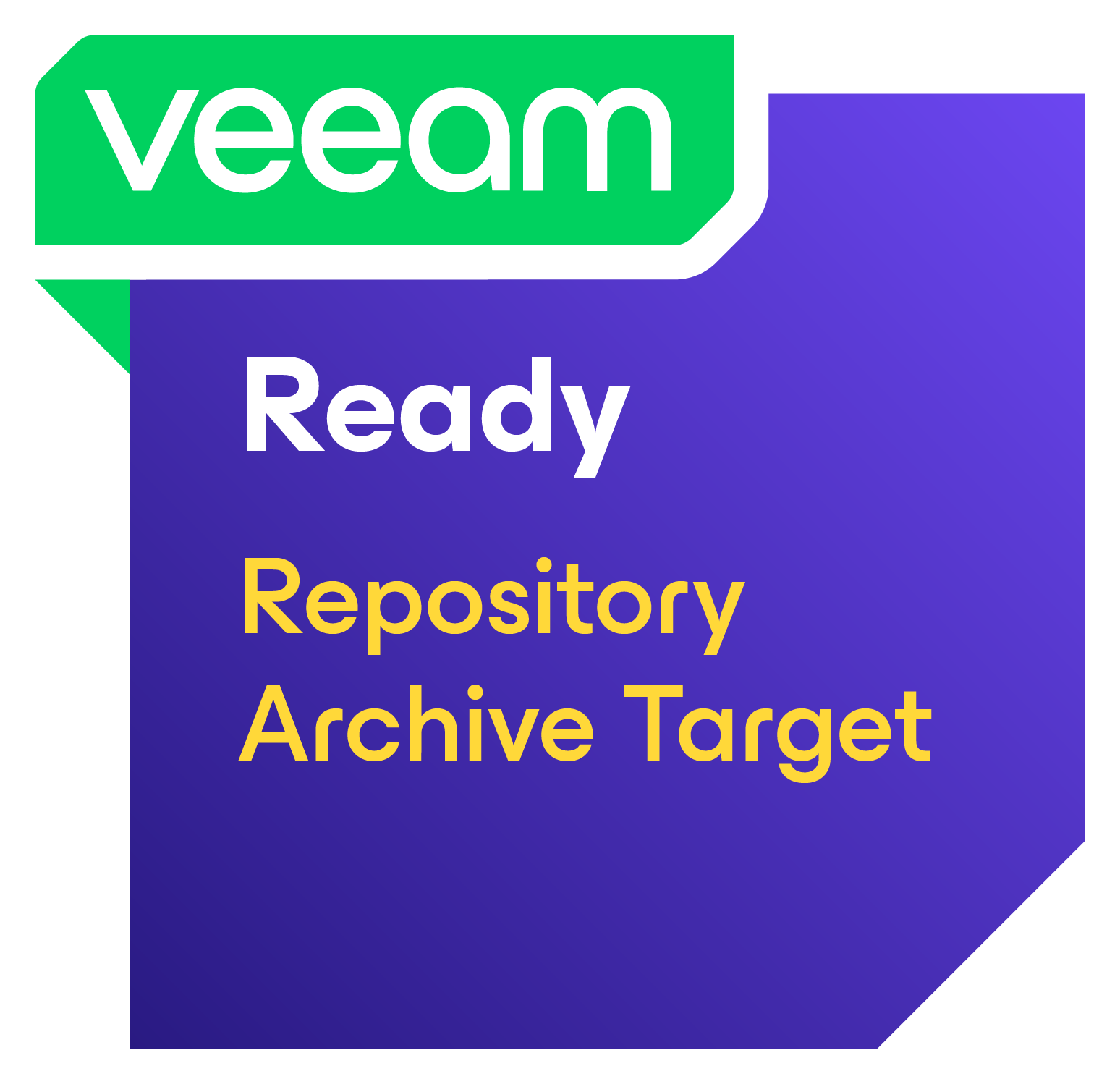 Veeam Ready Object logo with blue background