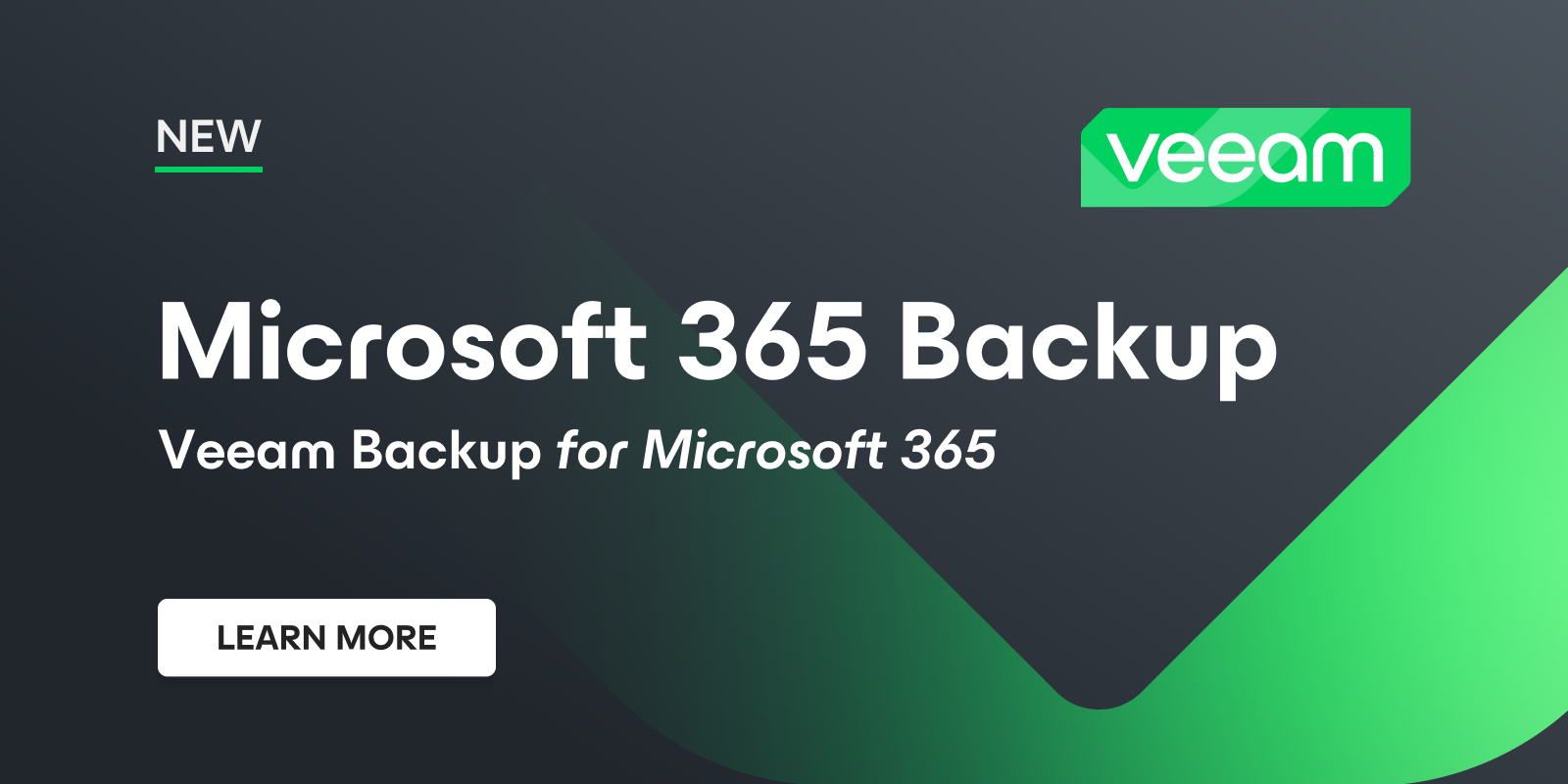 Backup Office 365 data with Veeam Backup for Microsoft 365