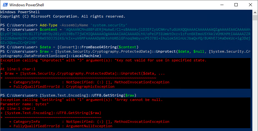 PW Decrypt Fail